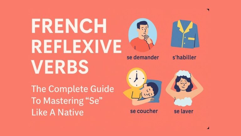 French Reflexive Verbs: The Complete Guide To Mastering “Se” Like A Native