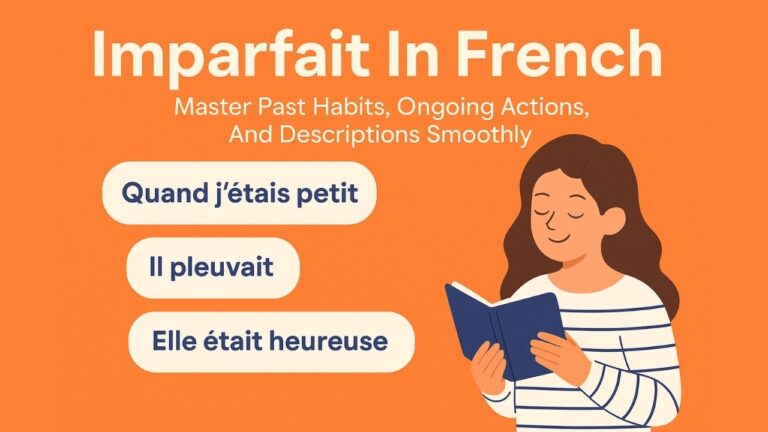 Imparfait In French: Master Past Habits, Ongoing Actions, And Descriptions Smoothly