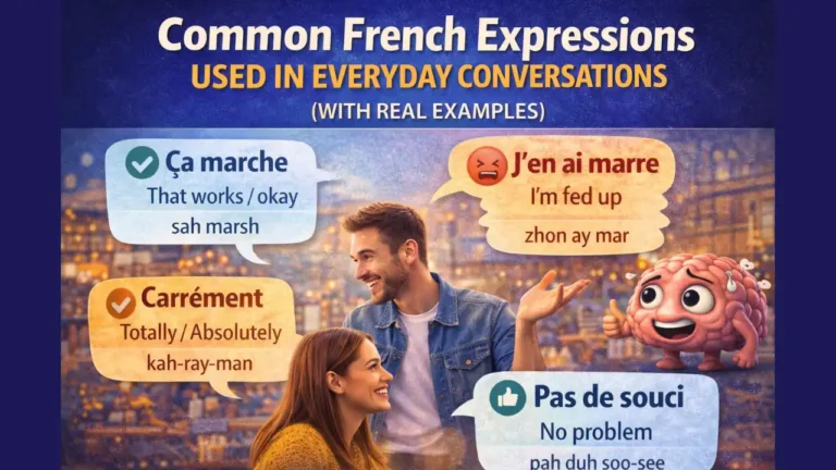 Common French Expressions Used in Everyday Conversations (With Real Examples)