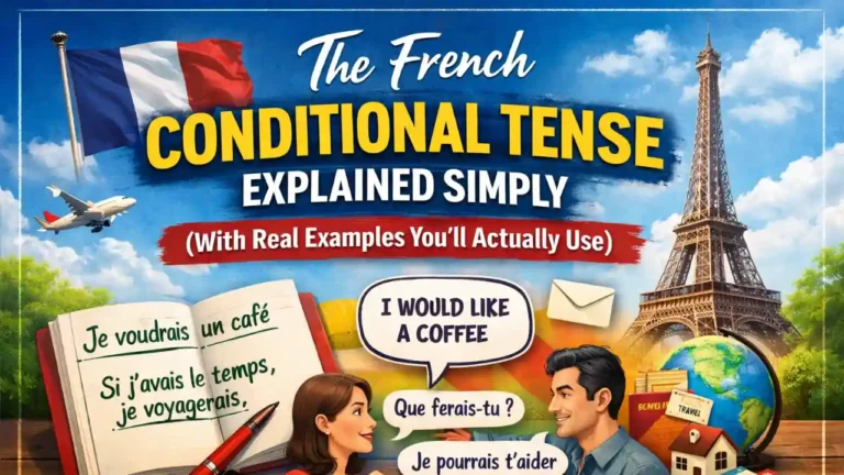 The French Conditional Tense Explained Simply (With Real Examples You’ll Actually Use)