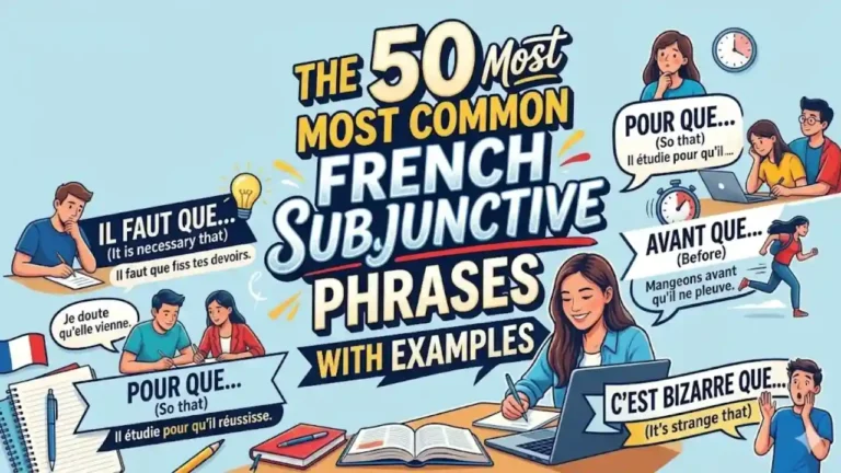 The 50 Most Common French Subjunctive Phrases With Examples