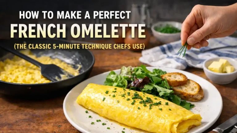 How To Make A Perfect French Omelette (The Classic 5-Minute Technique Chefs Use)