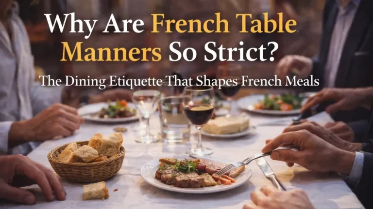 Why Are French Table Manners So Strict? The Dining Etiquette That Shapes French Meals