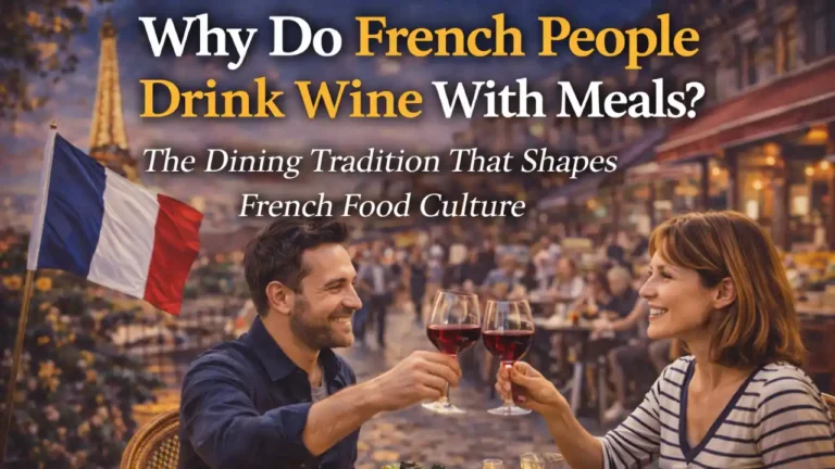 Why Do French People Drink Wine With Meals? The Dining Tradition That Shapes French Food Culture