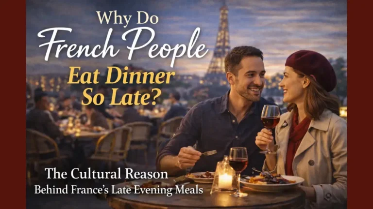 Why Do French People Eat Dinner So Late? The Cultural Reason Behind France’s Late Evening Meals