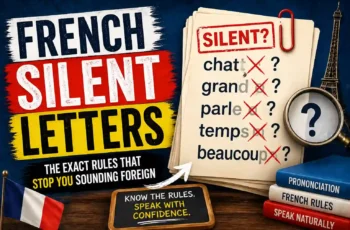 French Silent Letters: The Exact Rules That Stop You Sounding Foreign